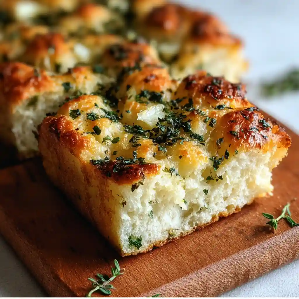 Cheese, Herb & Garlic Quick Bread