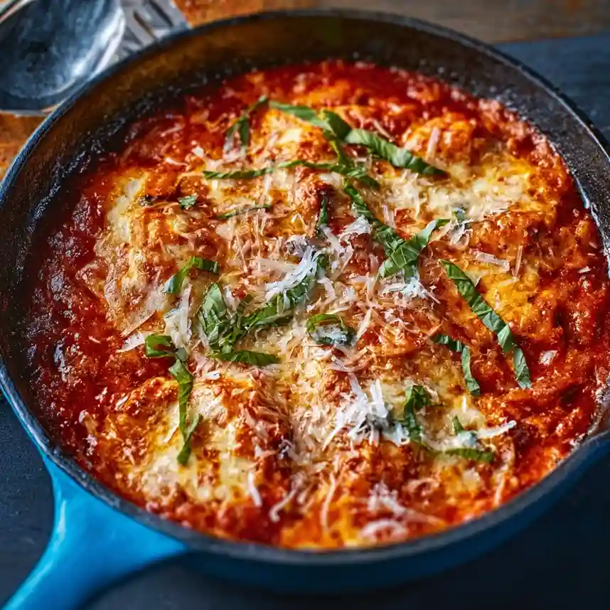 Creamy Ricotta Meatballs in Marinara Sauce