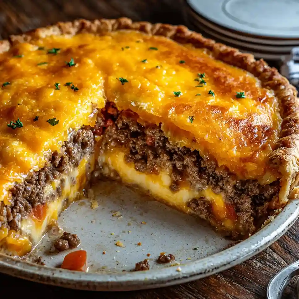 Cheeseburger Pie Fast