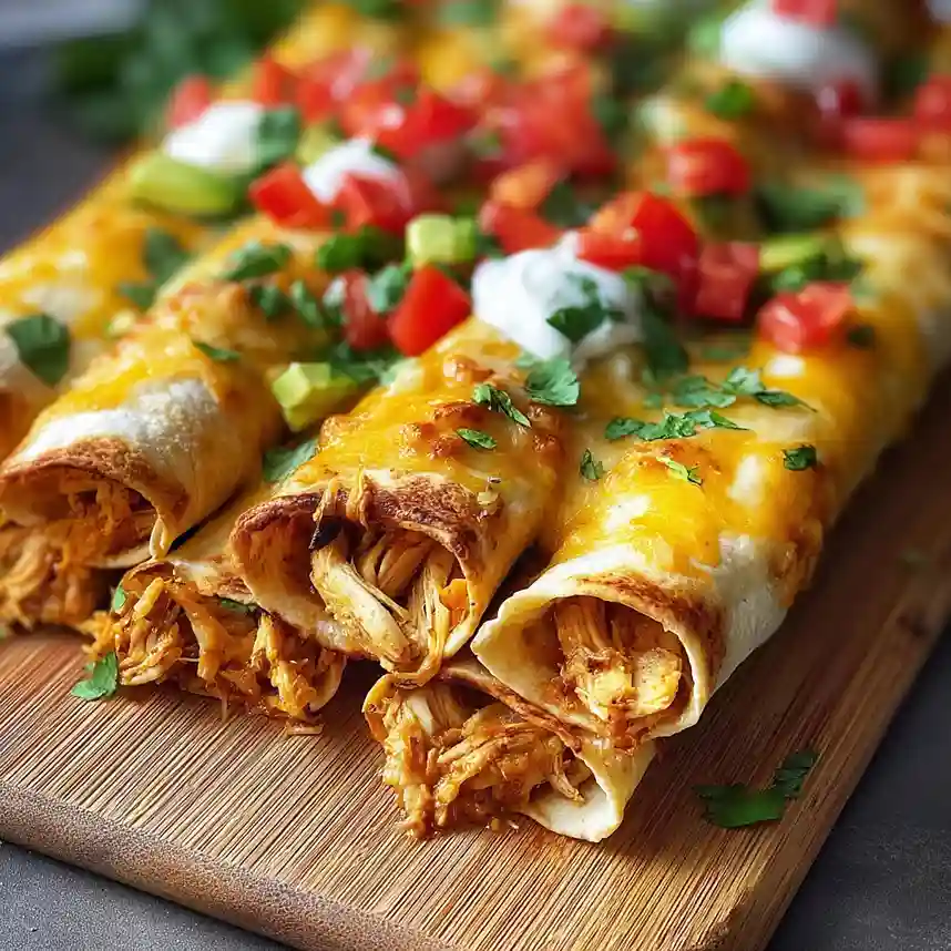 Crispy Chicken Taquitos
