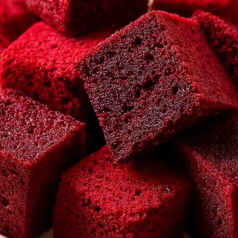 Red Velvet Brownie Dippers with Cheesecake Dip