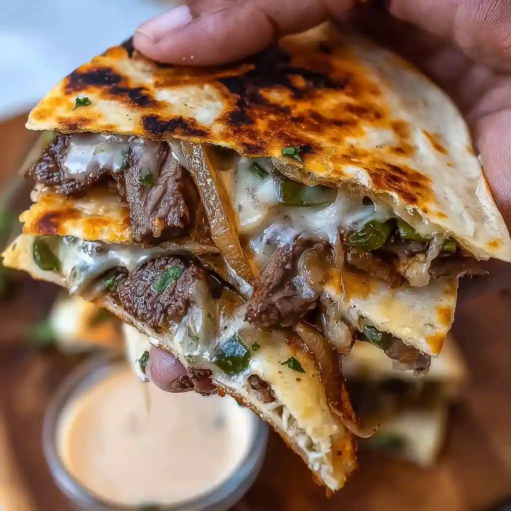 Steak Quesadillas with Chipotle Crema