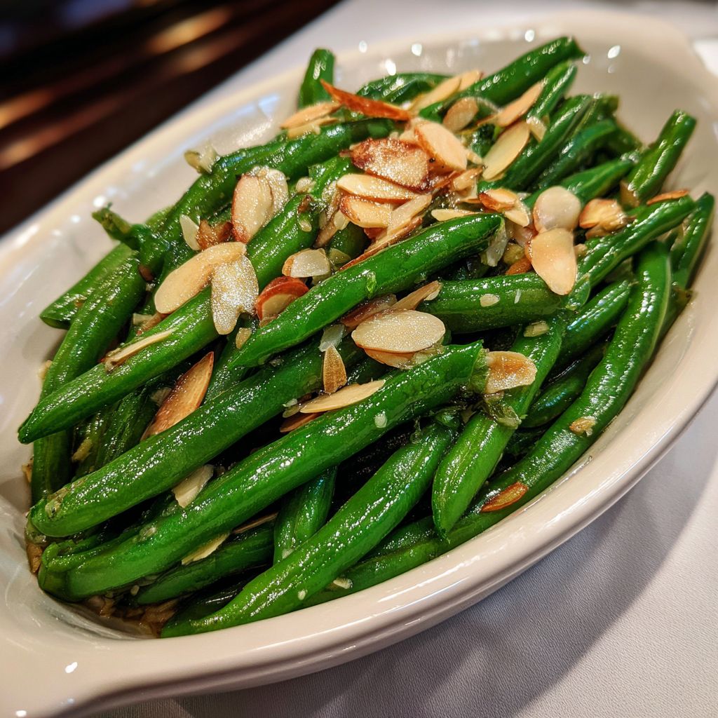 Easy Green Beans Almondine