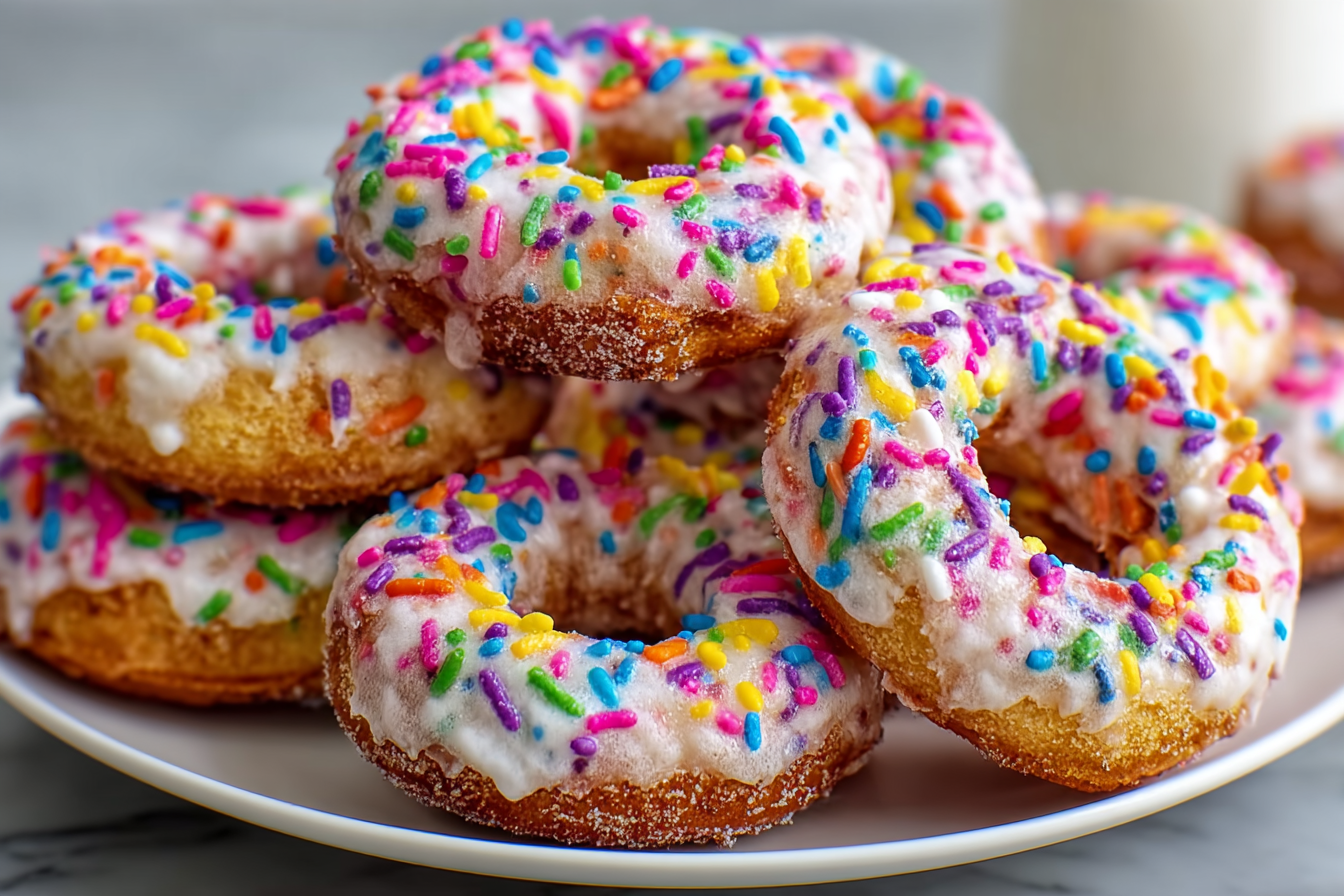 Baked Funfetti Donuts Recipe with Protein