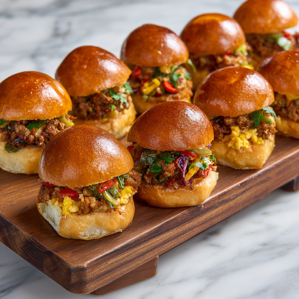 Chopped Italian Sliders