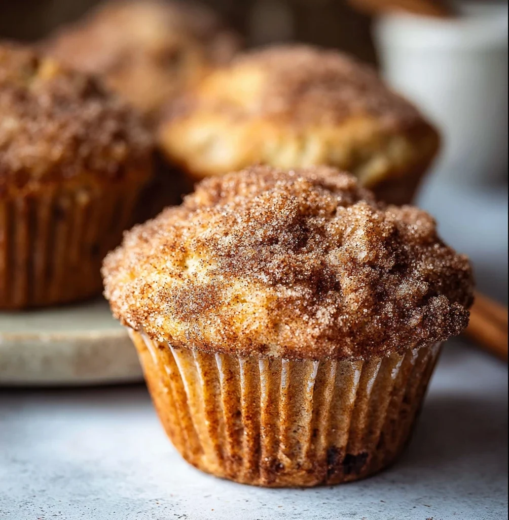 Cinnamon Sourdough Muffins