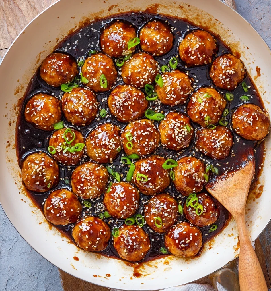 Saucy Asian Meatballs