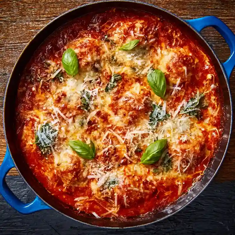 Creamy Ricotta Meatballs and low sodium marinara sauce