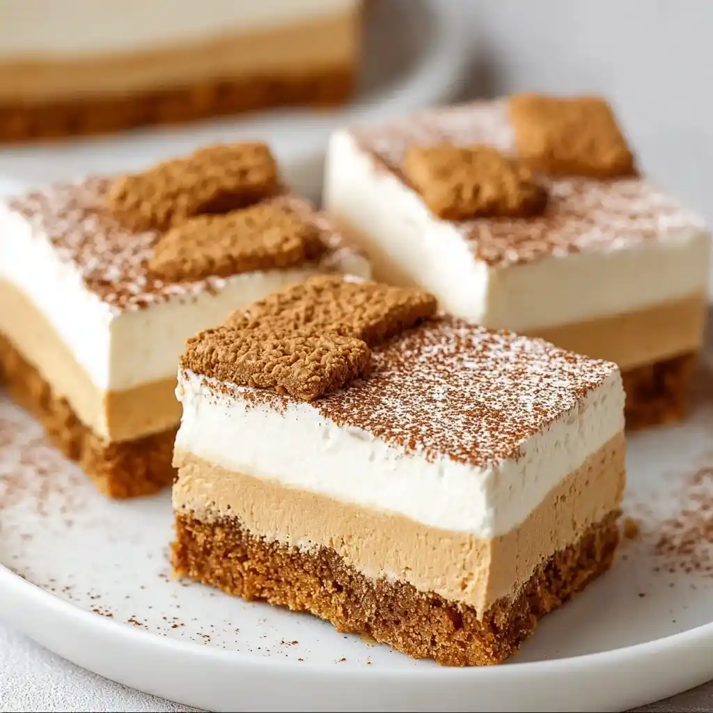 Irresistible No Bake Biscoff Cheesecake Bars to Delight Yourself