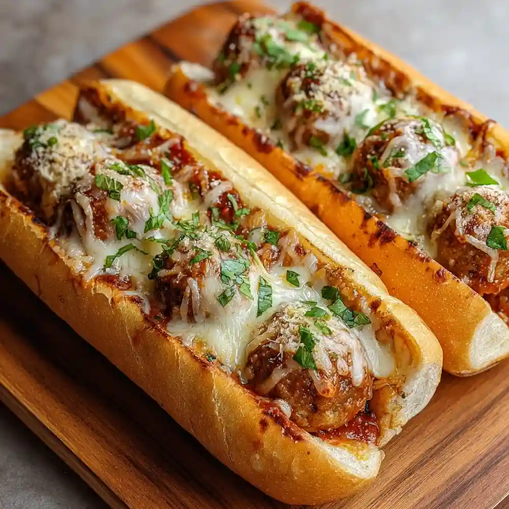 Easy Meatball Boats