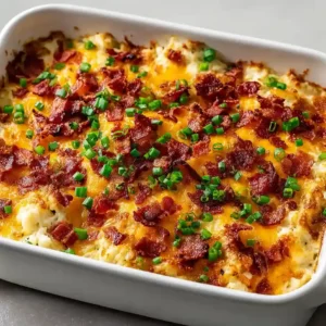 Crack Chicken Casserole Recipe – Creamy, Cheesy