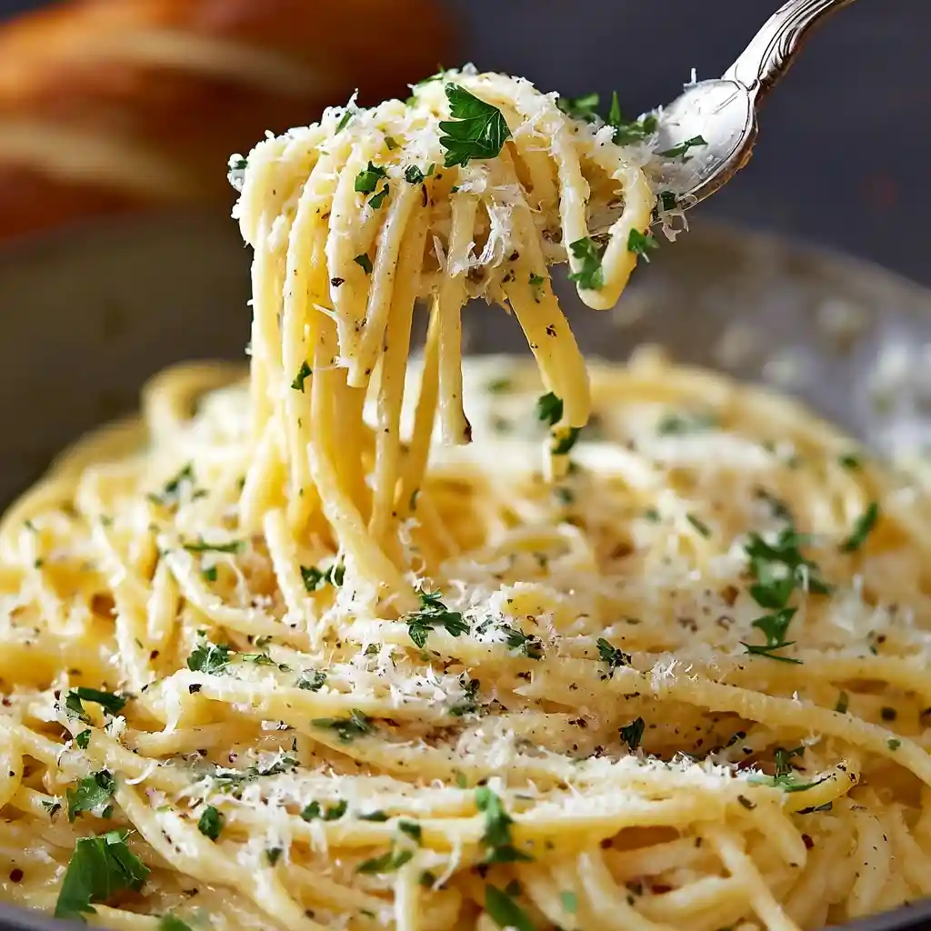 Garlic Parmesan Spaghetti