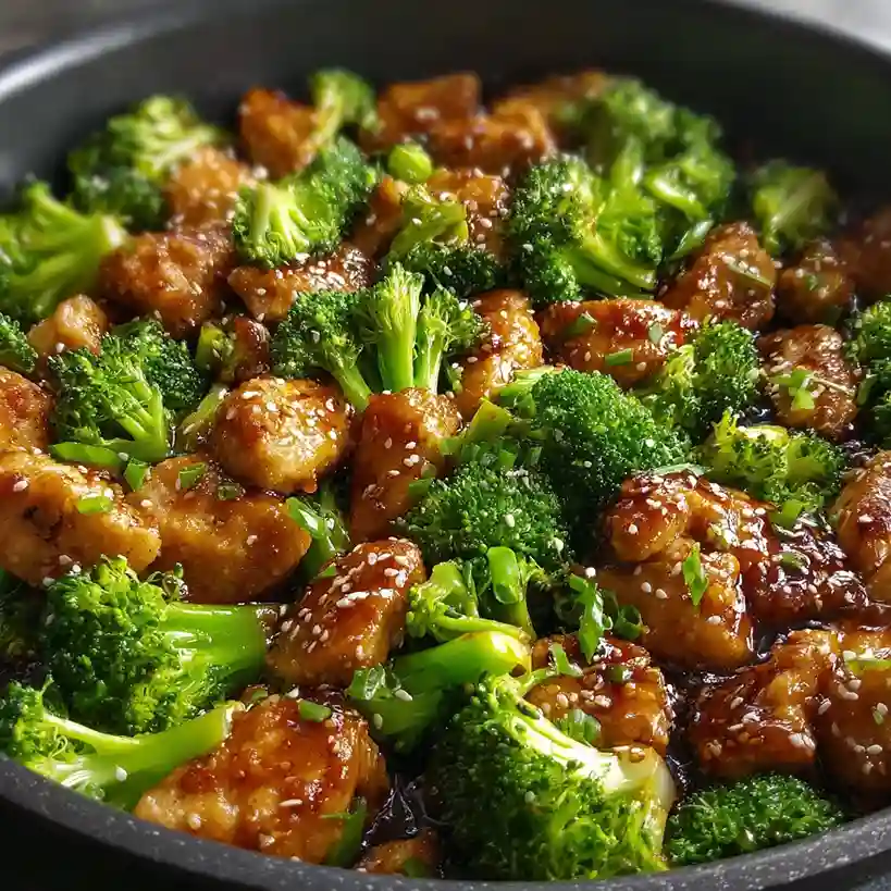 Honey Sesame Chicken and Broccoli