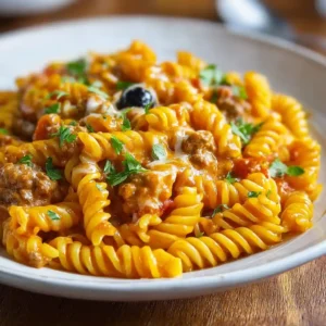 One Pot Enchilada Pasta Recipe