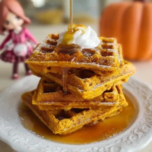 Pumpkin Waffles: The Flavorful Fall Breakfast