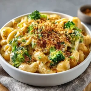 Vegan Truffle Mac and Cheese | Broccoli Infused Comfort Classic