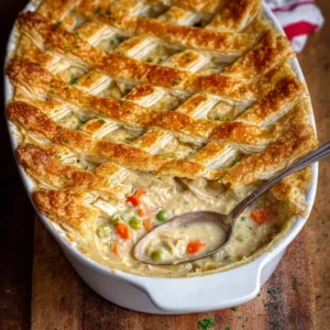 Simple Chicken Pot Pie Casserole