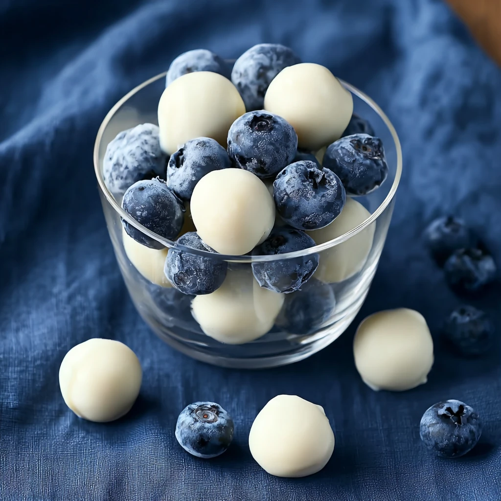 Best Frozen Greek Yogurt Blueberry Bites Homemade Greek Yogurt Blueberry Snacks Healthy Blueberry Greek Yogurt Bites Recip...