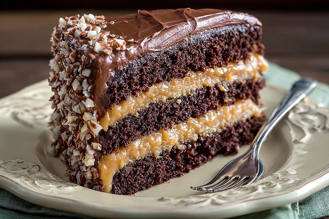 Best German Chocolate Cake Recipe Homemade German Chocolate Cake Near Me Best German Chocolate Cake Delivery Options Organ...