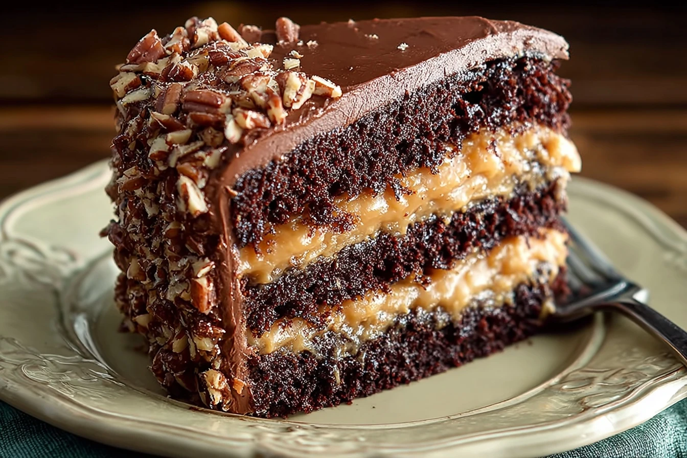 Best German Chocolate Cake Recipe Homemade German Chocolate Cake Near Me Best German Chocolate Cake Delivery Options Organ...