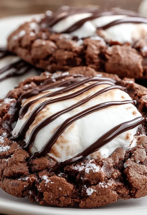 Best Hot Chocolate Cookie Recipe Homemade Hot Chocolate Cookies Hot Chocolate Cookies With Marshmallows Easy Hot Chocolate...