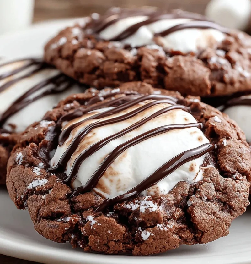 Best Hot Chocolate Cookie Recipe Homemade Hot Chocolate Cookies Hot Chocolate Cookies With Marshmallows Easy Hot Chocolate...
