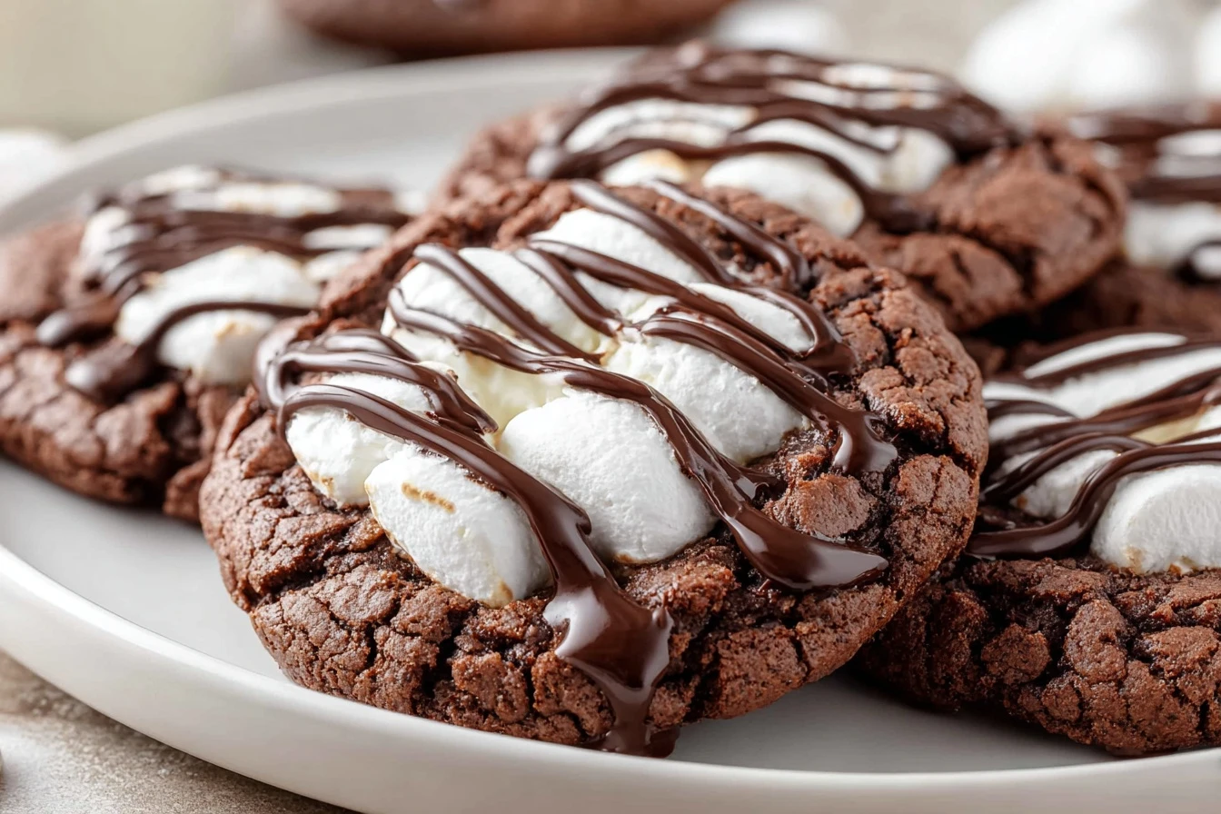 Best Hot Chocolate Cookie Recipe Homemade Hot Chocolate Cookies Hot Chocolate Cookies With Marshmallows Easy Hot Chocolate...