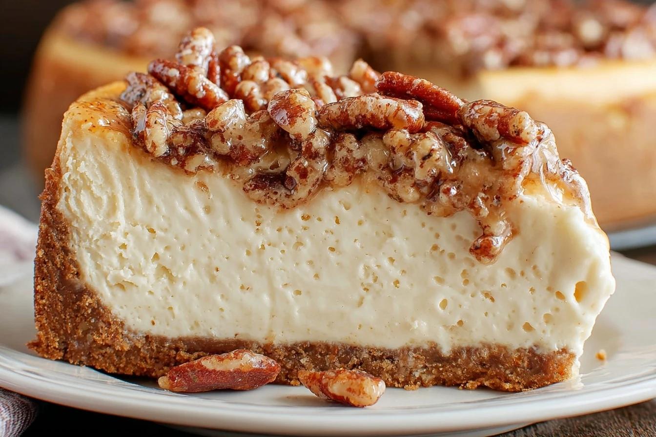 Best Pecan Pie Cheesecake Recipe Easy Pecan Pie Cheesecake Dessert Homemade Pecan Pie Cheesecake Guide Gluten-free Pecan P...