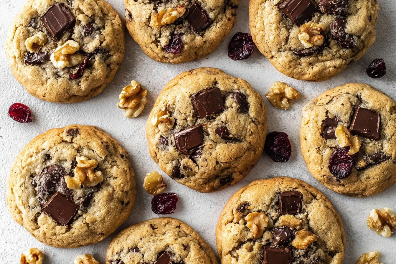 Best Walnut Chocolate Chunk Cookie Recipe Easy Walnut Chocolate Chunk Cookies Gluten-free Walnut Chocolate Chunk Cookies V...