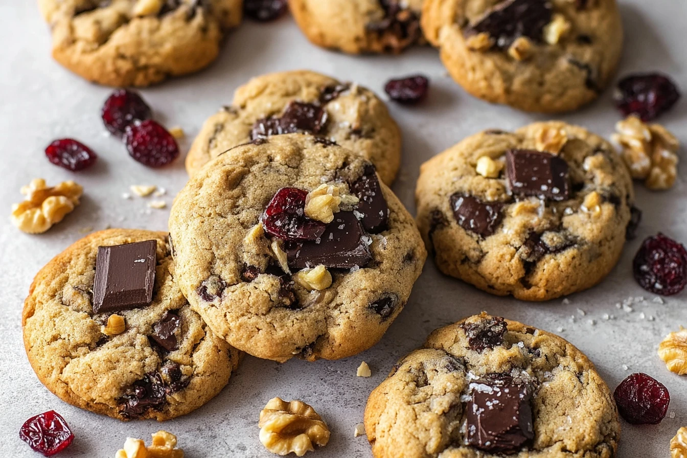 Best Walnut Chocolate Chunk Cookie Recipe Easy Walnut Chocolate Chunk Cookies Gluten-free Walnut Chocolate Chunk Cookies V...