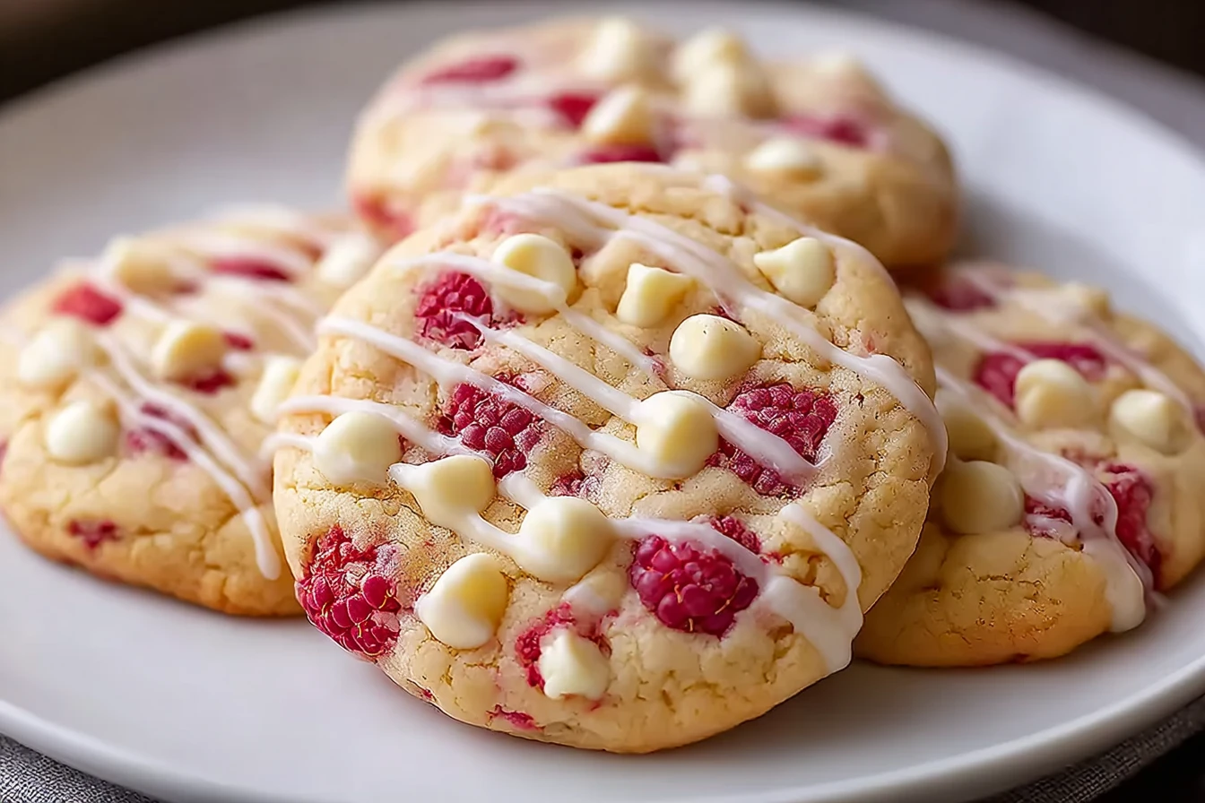 Best White Chocolate Raspberry Cookies Recipe How To Make Cookies Not Flat Tips For Perfect Raspberry White Chocolate Cook...