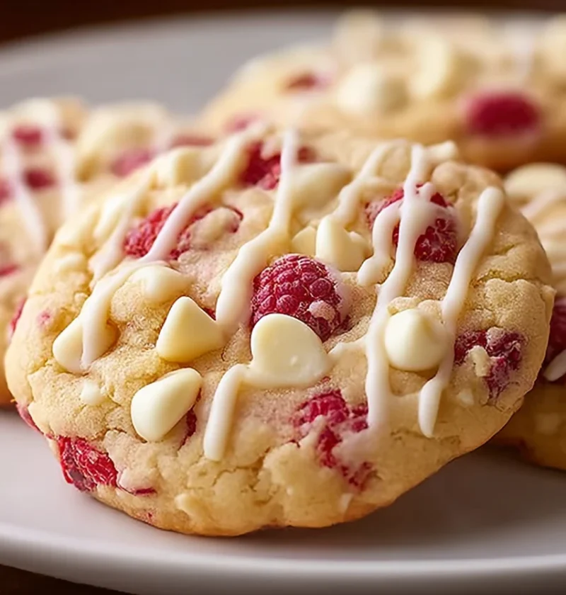 Best White Chocolate Raspberry Cookies Recipe How To Make Cookies Not Flat Tips For Perfect Raspberry White Chocolate Cook...