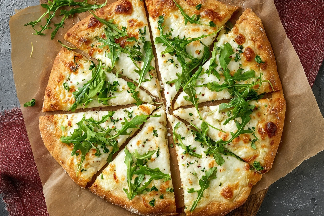 Best White Pizza Recipe Homemade White Pizza Sauce Options White Pizza Cheese Combinations Gluten Free White Pizza Recipe ...
