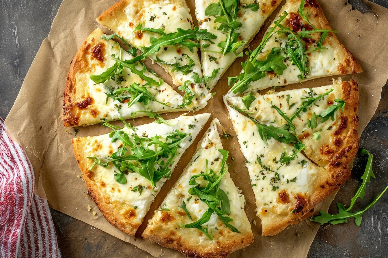 Best White Pizza Recipe Homemade White Pizza Sauce Options White Pizza Cheese Combinations Gluten Free White Pizza Recipe ...