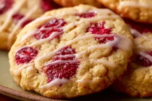 Bake Perfect Vanilla Raspberry Cookies in 30 Minutes!