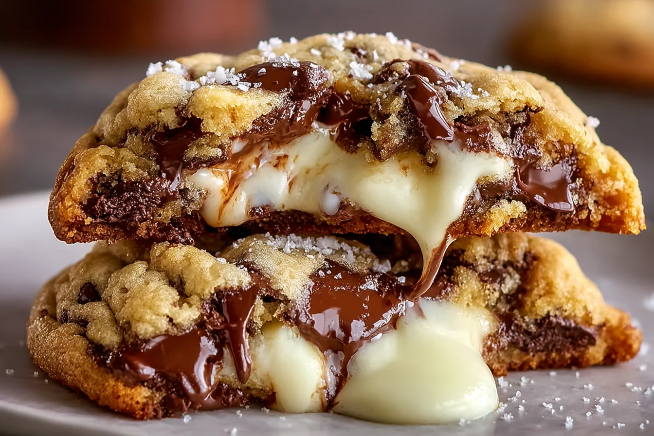 Cheesecake Stuffed Cookies Recipe Chocolate Chip Cookie Cheesecake Filling Best Dessert For Chocolate Lovers How To Make C...