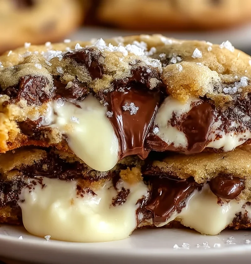 Cheesecake Stuffed Cookies Recipe Chocolate Chip Cookie Cheesecake Filling Best Dessert For Chocolate Lovers How To Make C...