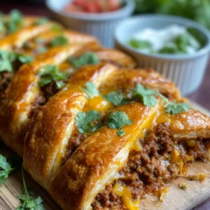 Cheesy Taco Braid Beef: A Delicious Recipe to Try!