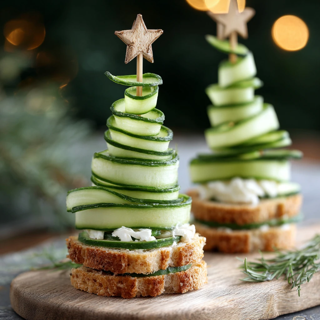 Christmas Tree Cucumber Sandwiches: A Fun, Festive Holiday Favorite