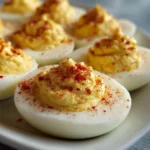 Spooky Ghostly Deviled Eggs with Chives That Wow