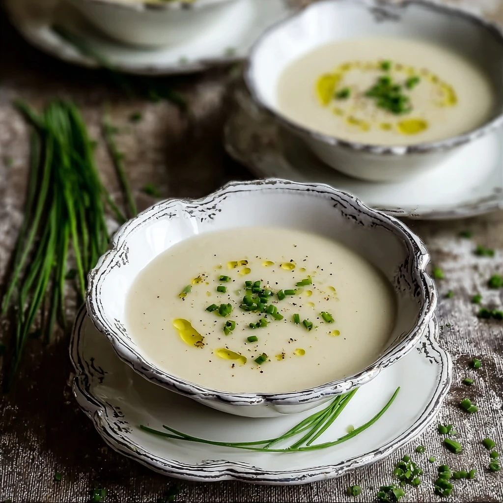 Classic Vichyssoise Soup: Chill Out With This Creamy Delight Classic Vichyssoise Soup Chill Out This Creamy
