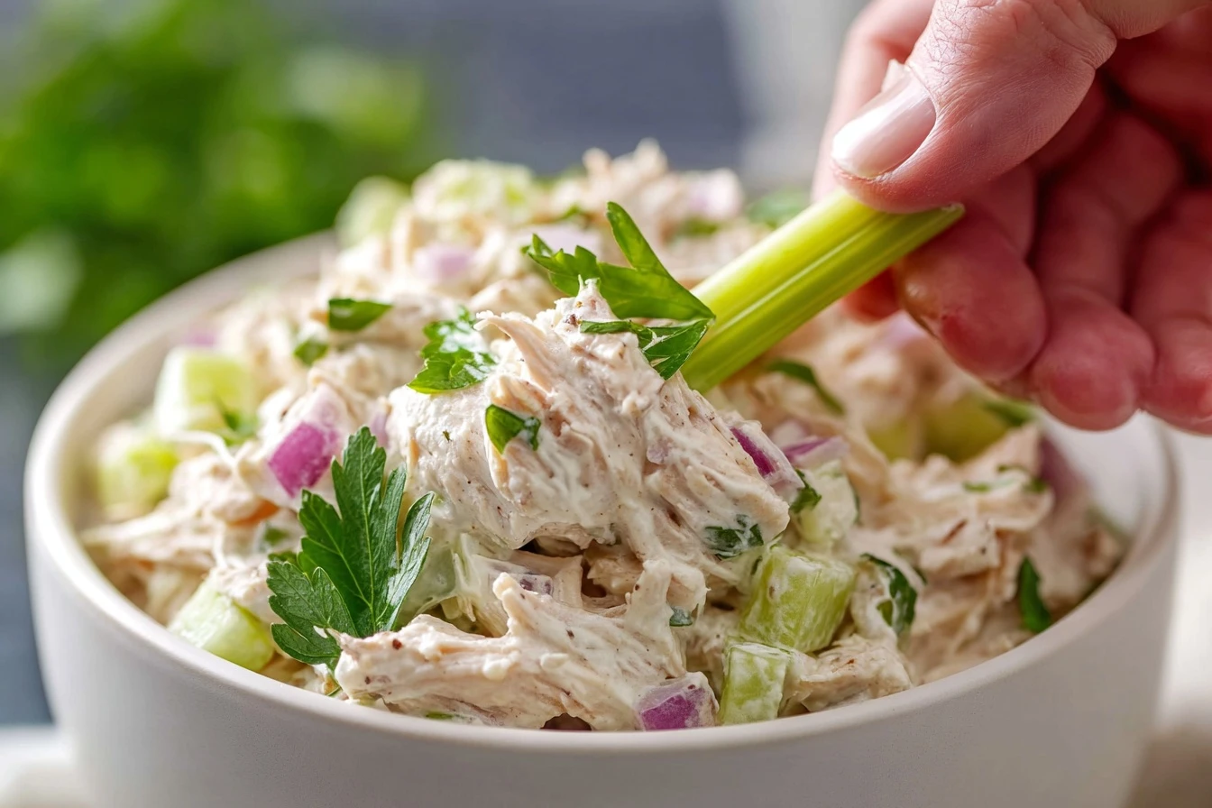 Clean Keto Chicken Salad High Protein Best Protein-packed Keto Chicken Salad Recipe Low Carb Chicken Salad For Muscle Buil...