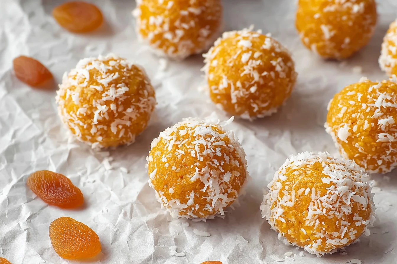Coconut Apricot Balls
