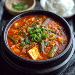 Comforting Vegan Sundubu Jjigae: Quick Korean Tofu Stew Delight