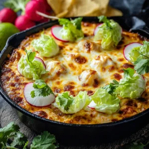 Creamy Graveyard Chicken Enchilada Dip Perfect for Parties