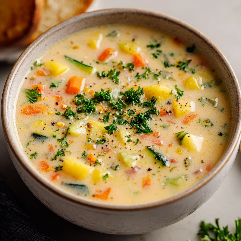 Irresistible Creamy Vegetable Soup: A Comforting, Wholesome Classic