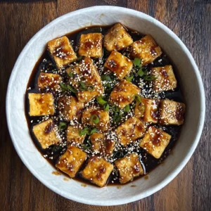 Crispy Seaweed Tofu with Irresistible Teriyaki Glaze