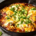 Lasagna Stuffed Shells (Ricotta, Spinach, Meat Sauce)