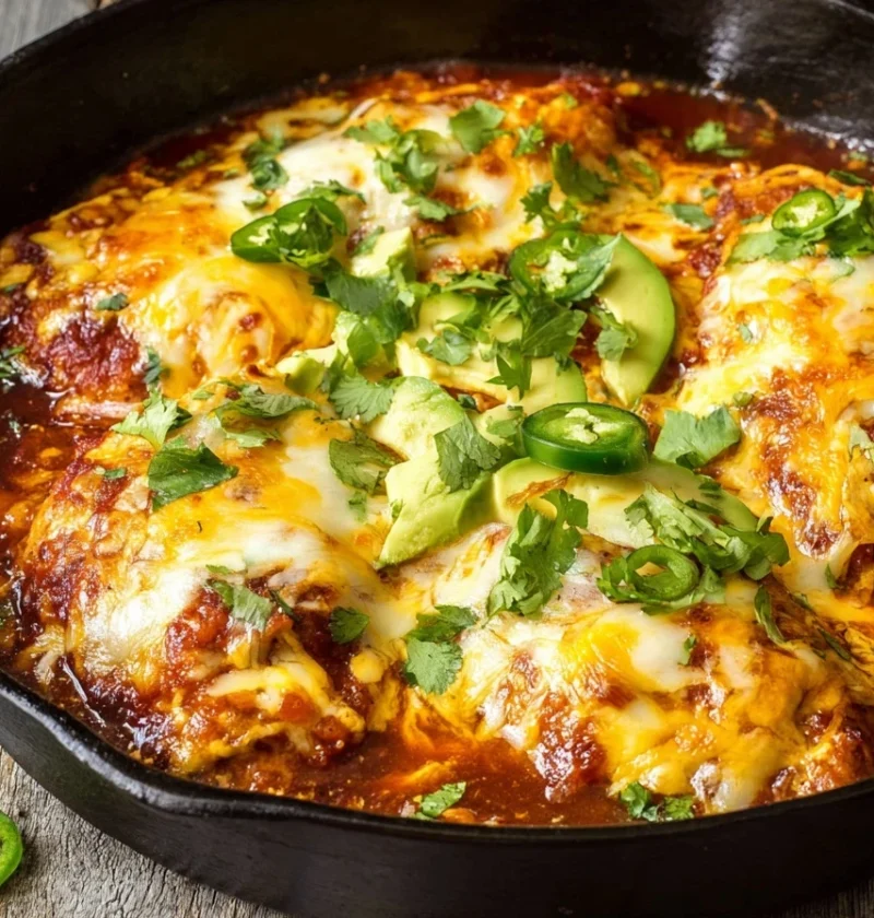 Easy Baked Salsa Chicken Recipe One Pan Salsa Chicken Bake 5 Ingredient Salsa Chicken Dinner Quick One Pan Chicken Dinner ...