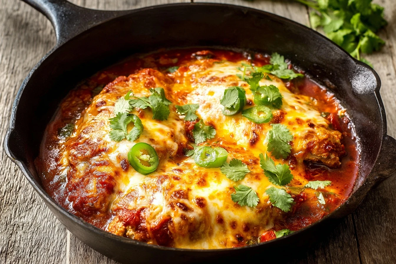 Easy Baked Salsa Chicken Recipe One Pan Salsa Chicken Bake 5 Ingredient Salsa Chicken Dinner Quick One Pan Chicken Dinner ...